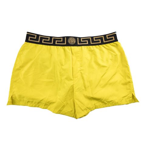 women versace swim shorts|Versace swim shorts yellow.